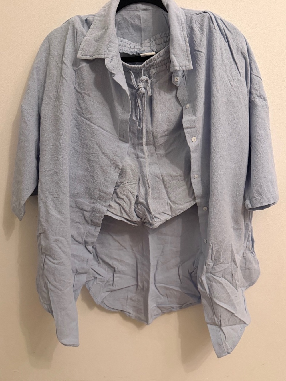 Blue suit (shorts + shirt)